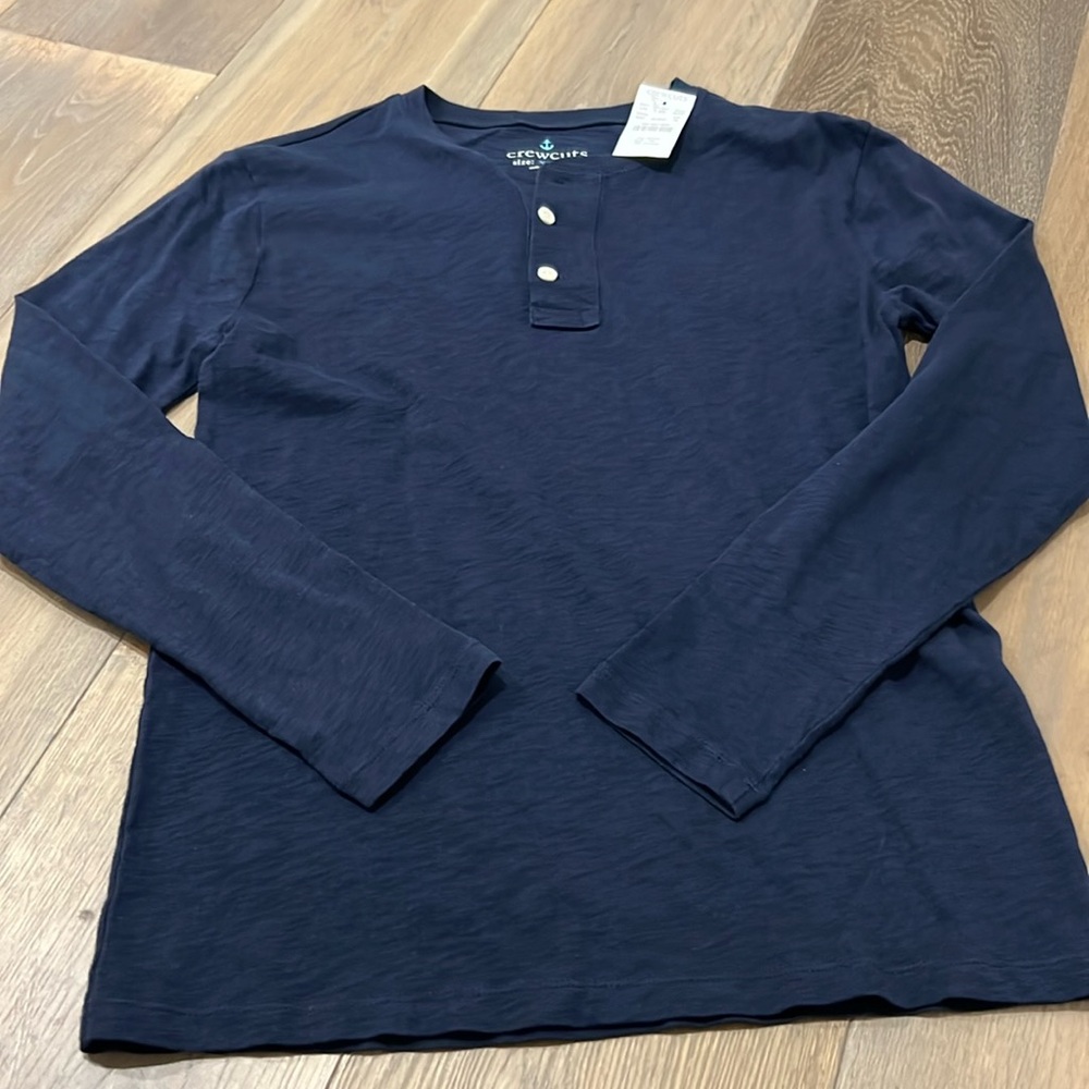 NWT JCrew Factory boys Henley shirt